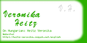 veronika heitz business card